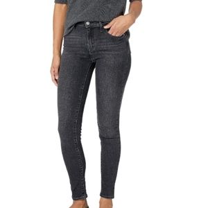 Levi high rise skinny gray jeans